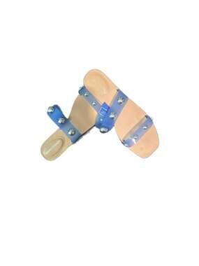 Marc Fisher Bornie Frosted Blue Studded Lucite Slide Sandals